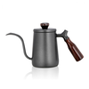 Amazonの熱い販売のステンレス鋼のグースネックを注ぐポットのコーヒーの滴りやかんがハンドル付きのケトル