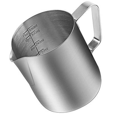 両面ミルクFlosol Pitcherの両面の測定値が付いているAmazonの熱い販売のコーヒークリーマーカップ