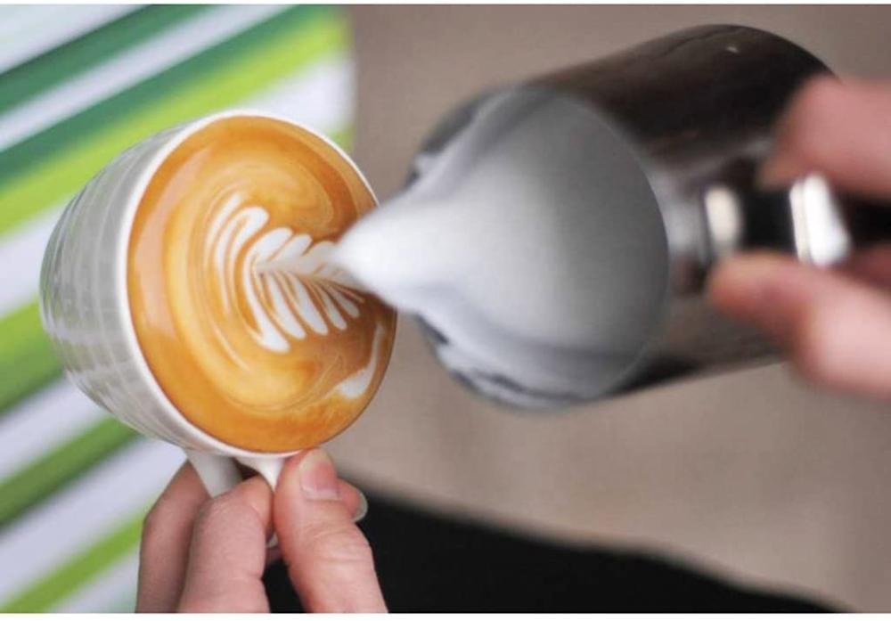 350mlラテアートカップコーヒーデコレーションクリームフリオスジャグコーヒーツールミルクピッチャー