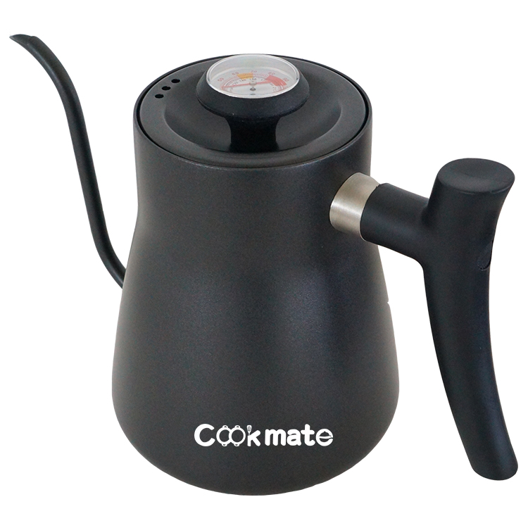 温暖な茶手の醸造茶手ドリップのコーヒーややや温度計が付いている850ml 304ステンレス鋼のグースネックを注ぐ