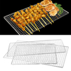 屋外ハイキングツールの耐熱性304ステンレス鋼製バーベキューBBQグリル圧着ワイヤーメッシュネット