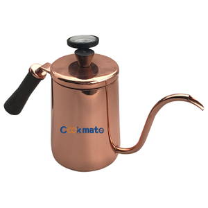 卸売モダンなシンプルなデザインステンレス鋼のコーヒーポットコーヒーケトルwithermometer
